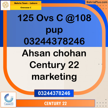 5 Marla Residential Plot for Sale in Overseas C -  Bahria Town, Lahore - (BP-336536)