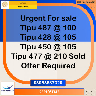 Residential Plot for Sale in Bahria Town, Lahore - (BP-337039)