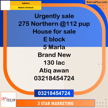 Residential Plot for Sale in Bahria Orchard, Lahore - (BP-337074)