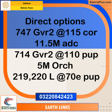 Residential Plot for Sale in Bahria Town, Lahore - (BP-337194)