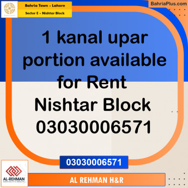 1 Kanal Residential Plot for Sale in Sector E - Nishtar Block -  Bahria Town, Lahore - (BP-345119)