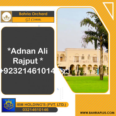 1 Kanal Residential Plot for Sale in Phase 4 - G1 Commercial -  Bahria Orchard, Lahore - (BP-346858)