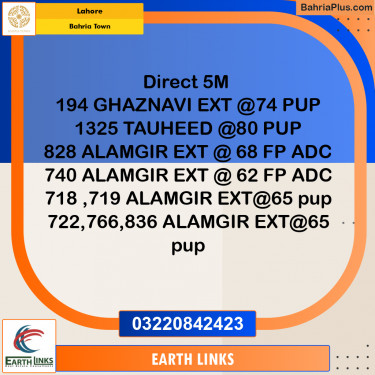 Residential Plot for Sale in Bahria Town, Lahore - (BP-346980)