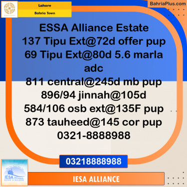 5 Marla Residential Plot for Sale in Bahria Town, Lahore - (BP-347011)