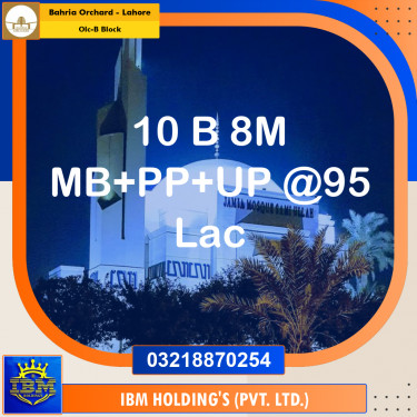8 Marla Residential Plot for Sale in OLC-B Block -  Bahria Orchard, Lahore - (BP-347069)