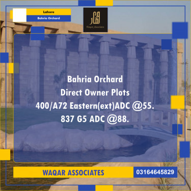 10 Marla Residential Plot for Sale in Bahria Orchard, Lahore - (BP-347258)