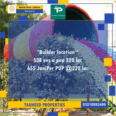 10 Marla Residential Plot for Sale in Overseas A -  Bahria Town, Lahore - (BP-347280)