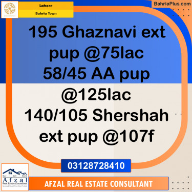 Residential Plot for Sale in Bahria Town, Lahore - (BP-347320)