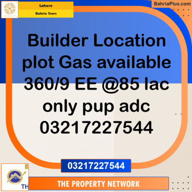 5 Marla Residential Plot for Sale in Bahria Town, Lahore - (BP-347377)