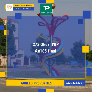 10 Marla Residential Plot for Sale in Sector F - Ghazi Block -  Bahria Town, Lahore - (BP-347399)
