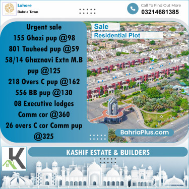 Residential Plot for Sale in Bahria Town, Lahore - (BP-347557)