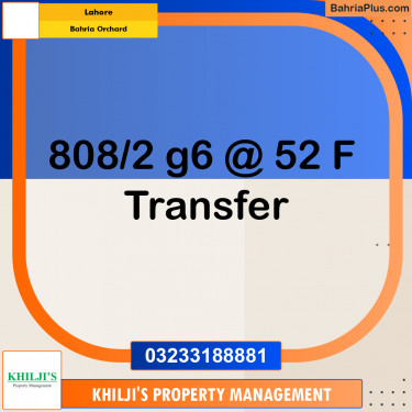 Residential Plot for Sale in Bahria Orchard, Lahore - (BP-347579)