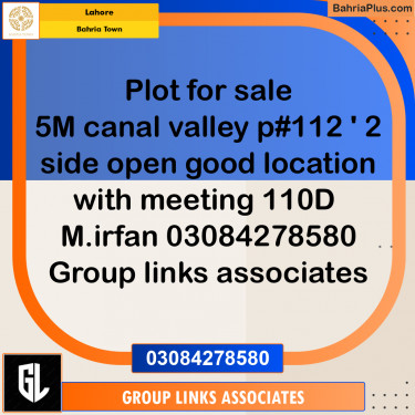 Residential Plot for Sale in Bahria Town, Lahore - (BP-347612)