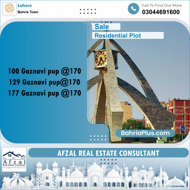 Residential Plot for Sale in Bahria Town, Lahore - (BP-347641)