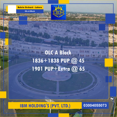 5 Marla Residential Plot for Sale in OLC-A Block -  Bahria Orchard, Lahore - (BP-347676)