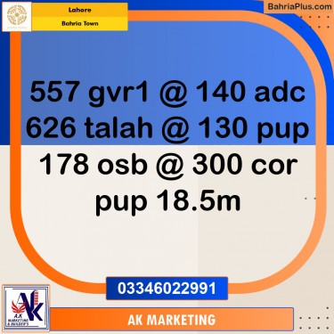 10 Marla Residential Plot for Sale in Bahria Town, Lahore - (BP-347680)