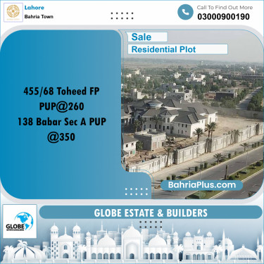 Residential Plot for Sale in Bahria Town, Lahore - (BP-348033)