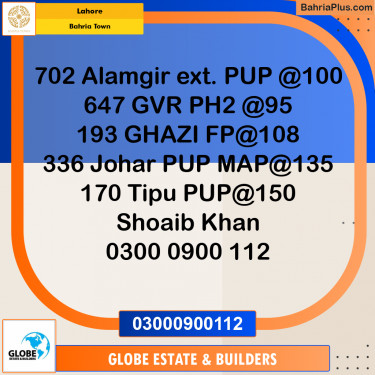 10 Marla Residential Plot for Sale in Bahria Town, Lahore - (BP-348185)