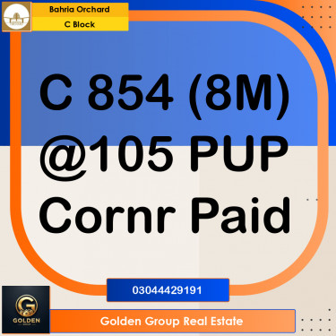 8 Marla Residential Plot for Sale in Phase 2 - C Block -  Bahria Orchard, Lahore - (BP-348373)