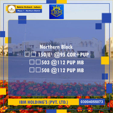 10 Marla Residential Plot for Sale in Phase 1 - Northern District -  Bahria Orchard, Lahore - (BP-348418)