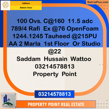 Residential Plot for Sale in Bahria Town, Lahore - (BP-348423)