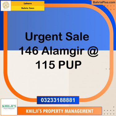 Residential Plot for Sale in Bahria Town, Lahore - (BP-348493)