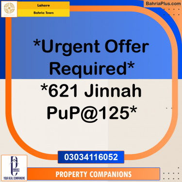 Residential Plot for Sale in Bahria Town, Lahore - (BP-348494)