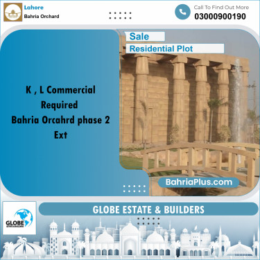 Residential Plot for Sale in Bahria Orchard, Lahore - (BP-348968)