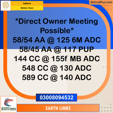 5 Marla Residential Plot for Sale in Bahria Town, Lahore - (BP-349031)