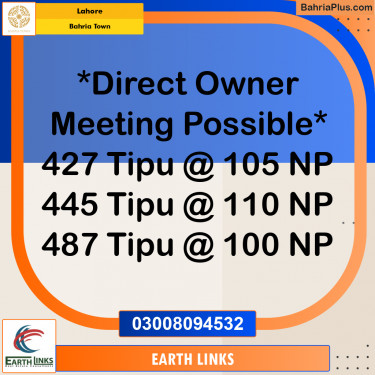 10 Marla Residential Plot for Sale in Bahria Town, Lahore - (BP-349057)