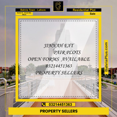 5 Marla Residential Plot for Sale in Sector E - Jinnah Ext. Block -  Bahria Town, Lahore - (BP-349148)