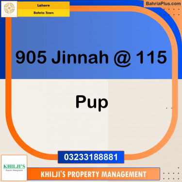 Residential Plot for Sale in Bahria Town, Lahore - (BP-349218)