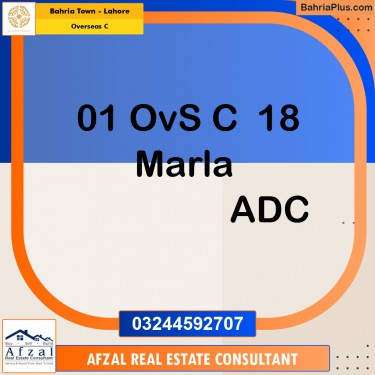 18 Marla Residential Plot for Sale in Overseas C -  Bahria Town, Lahore - (BP-349316)