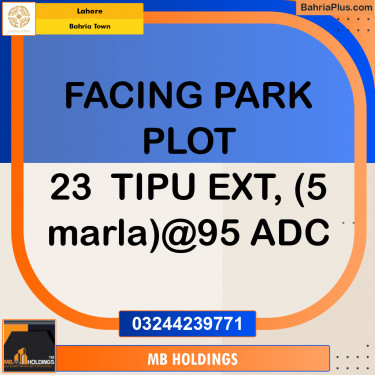 Residential Plot for Sale in Bahria Town, Lahore - (BP-349452)