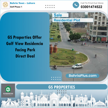 10 Marla Residential Plot for Sale in Golf Phase 1 -  Bahria Town, Lahore - (BP-349561)
