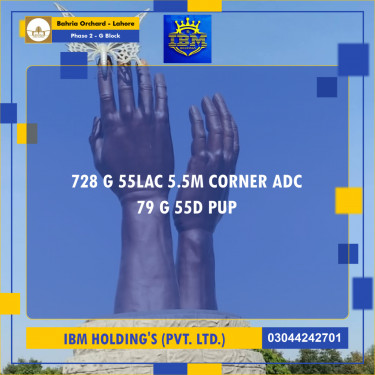 5 Marla Residential Plot for Sale in Phase 2 - G Block -  Bahria Orchard, Lahore - (BP-349567)