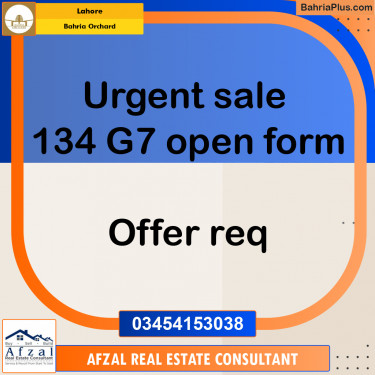 Residential Plot for Sale in Bahria Orchard, Lahore - (BP-349800)