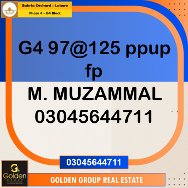 10 Marla Residential Plot for Sale in Phase 4 - G4 Block -  Bahria Orchard, Lahore - (BP-349816)
