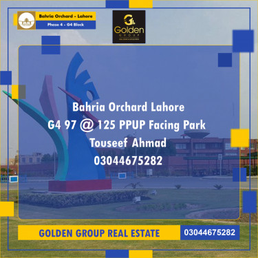 10 Marla Residential Plot for Sale in Phase 4 - G4 Block -  Bahria Orchard, Lahore - (BP-349963)