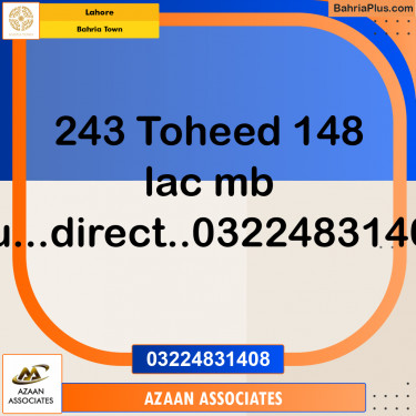 10 Marla Residential Plot for Sale in Bahria Town, Lahore - (BP-350090)