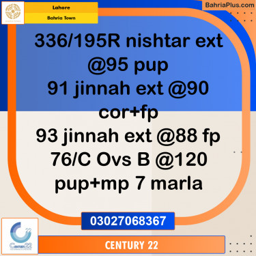 Residential Plot for Sale in Bahria Town, Lahore - (BP-350231)