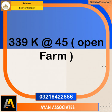 5 Marla Residential Plot for Sale in Bahria Orchard, Lahore - (BP-350328)