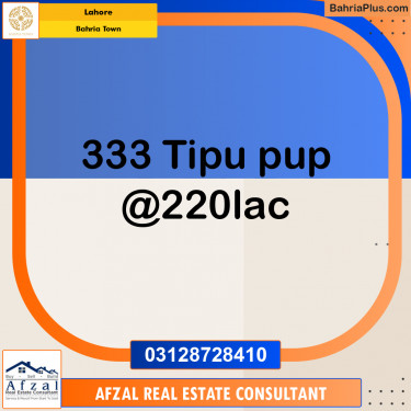 Residential Plot for Sale in Bahria Town, Lahore - (BP-350466)
