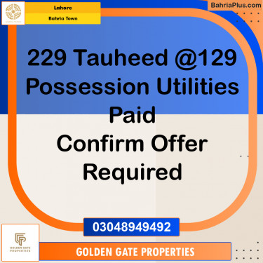 10 Marla Residential Plot for Sale in Bahria Town, Lahore - (BP-350658)