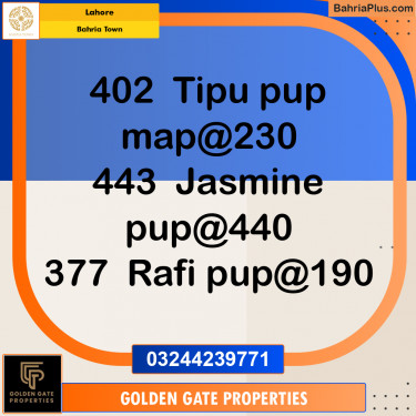 Residential Plot for Sale in Bahria Town, Lahore - (BP-351064)