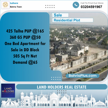 Residential Plot for Sale in Bahria Town, Lahore - (BP-351544)