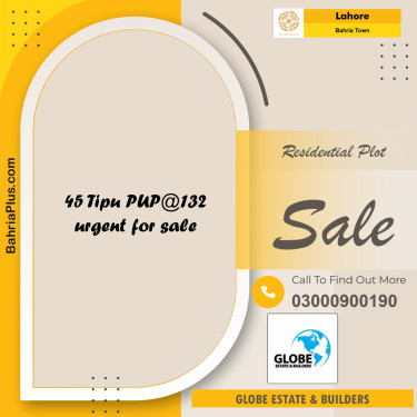 Residential Plot for Sale in Bahria Town, Lahore - (BP-351555)