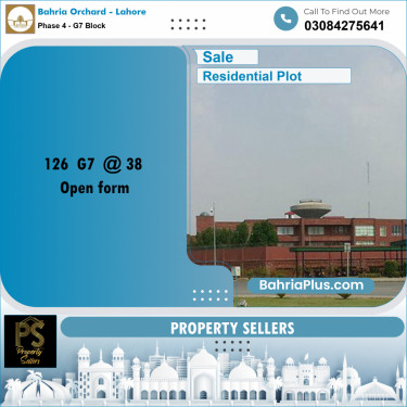 5 Marla Residential Plot for Sale in Phase 4 - G7 Block -  Bahria Orchard, Lahore - (BP-351593)