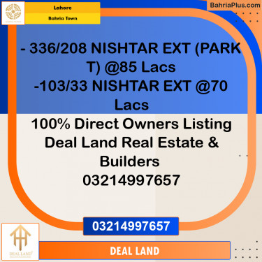 Residential Plot for Sale in Bahria Town, Lahore - (BP-351847)