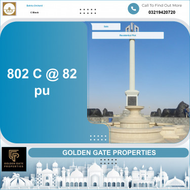 8 Marla Residential Plot for Sale in Phase 2 - C Block -  Bahria Orchard, Lahore - (BP-351894)